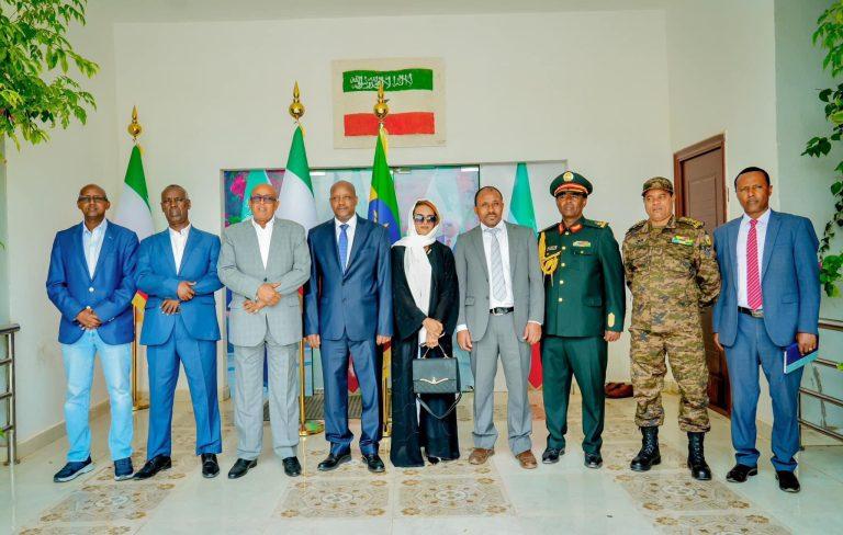 President-elect Irro met with the Ethiopian Ambassador to Somaliland, Teshoma Shunde Hamito