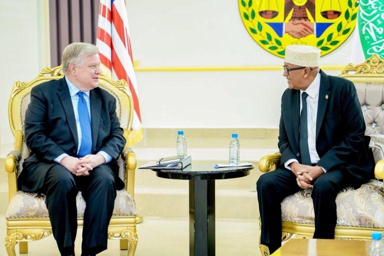 US Delegation met President Elect Abdirahman Mohamed Abdilahi IRRO