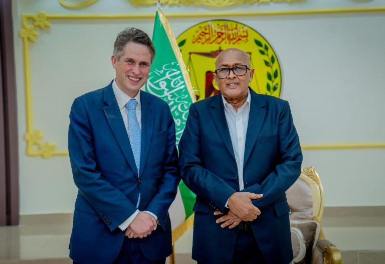 Sir Gavin Williamson Calls for UK Recognition of Somaliland Following Peaceful Transition of Power meets with Somaliland new president Abdirahman Mohamed Abdilahi Irro