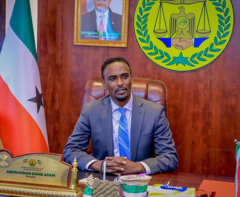 Somaliland’s Foreign Minister, Abdirahman Dahir Aden