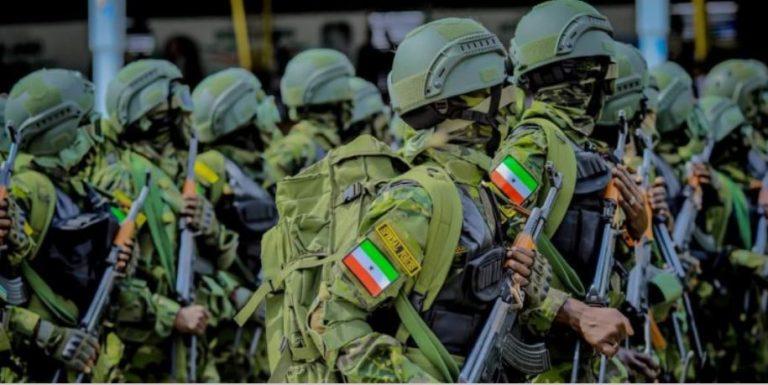 Somaliland armed forces in a 2024 parade. Author: Ministry of Foreign Affairs of Somaliland