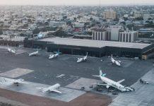 U.S. Embassy warns Americans in Somalia of “potential imminent attacks” in multiple locations including Mogadishu airport A view of Aden Adde International Airport in Mogadishu, Somalia, on Feb. 12, 2022. YASUYOSHI CHIBA/AFP via Getty Images