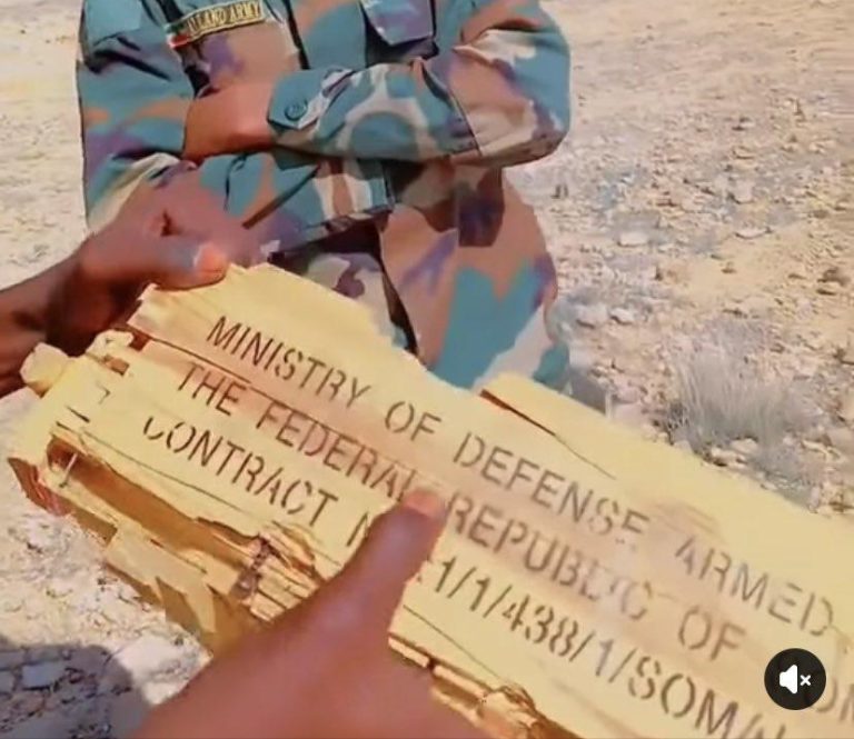 Somaliland Armed Forces Seize Weapons Marked with Somalia Government Labels