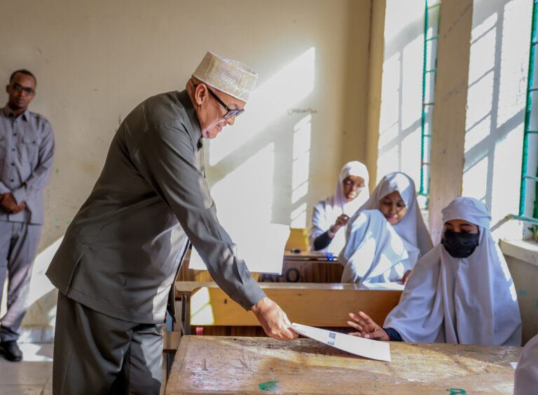 Somaliland President Launches Nationwide Exams as Over 40,000 Students Sit
