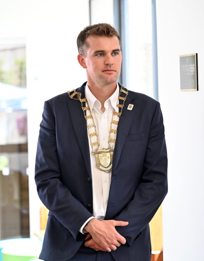 newly elected Leas-Chathaoirleach or Deputy Mayor for Dún Laoghaire–Rathdown Cllr. Pierce Dargan
