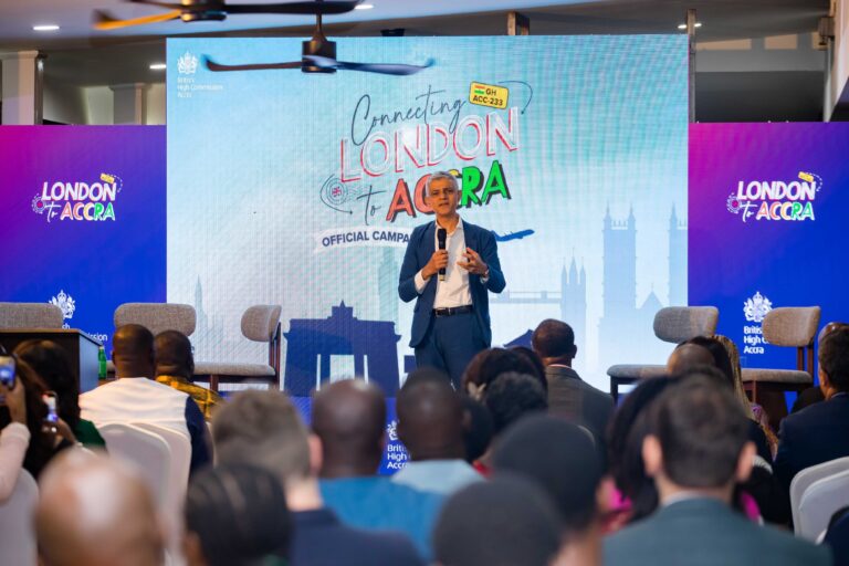 @SadiqKhan launched “London To Accra”. A campaign highlighting the potential of the British-Ghanaian diaspora to accelerate trade, innovation, and cultural exchange. Photo by @UKinGhana x