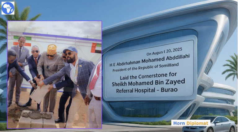 Somaliland President Lays Foundation for UAE-Funded Hospital