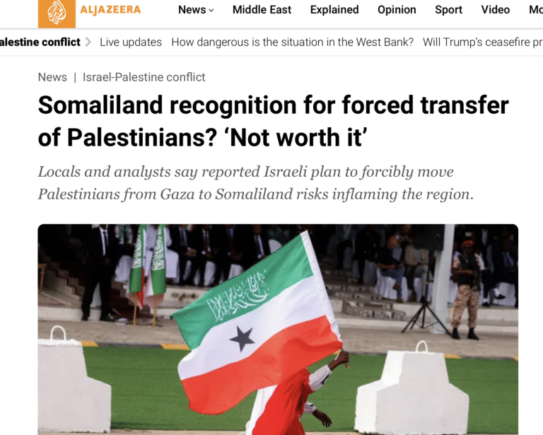 Al Jazeera’s Dangerous Narrative on Somaliland: Journalism or Somalia’s Mouthpiece?