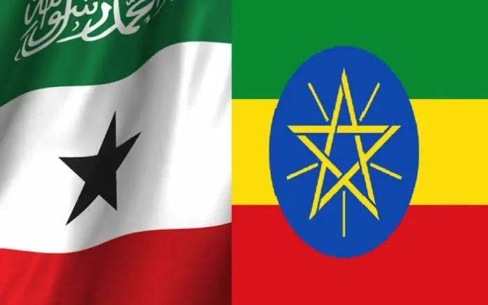 Somaliland-Ethiopia Flags
