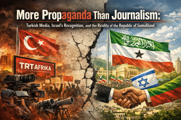 More Propaganda Than Journalism: Turkish Media, Israel’s Recognition, and the Reality of the Republic of Somaliland