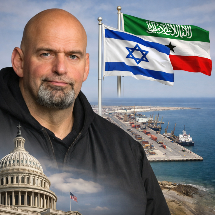 U.S. Senator Fetterman Backs Somaliland Recognition After Israel’s Move
