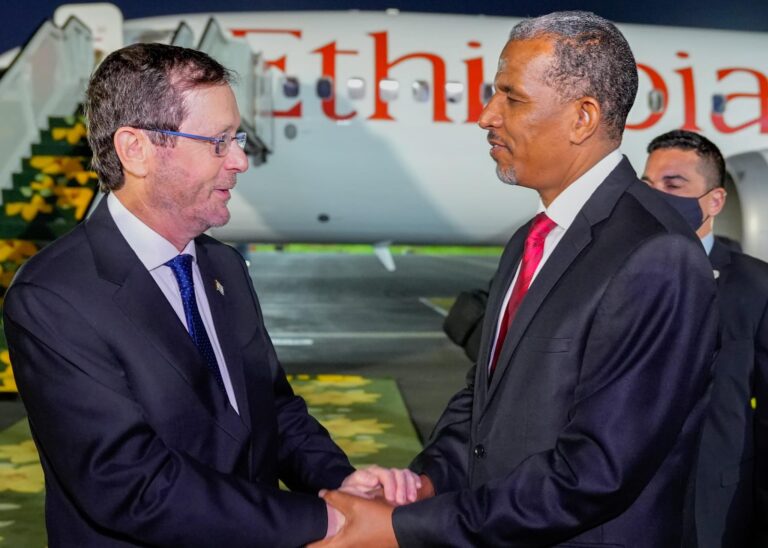 Israeli President Arrives in Addis Ababa for Two-Day Official Visit