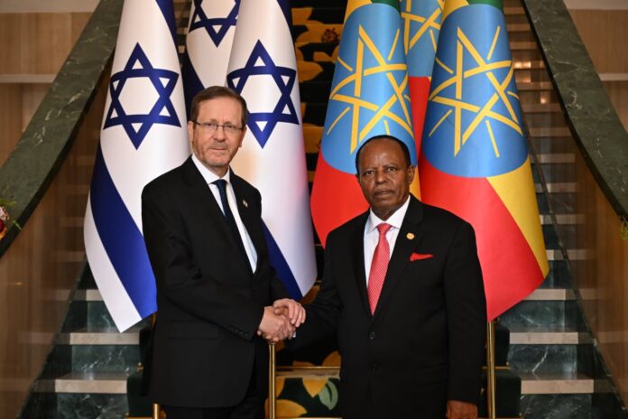 Israeli, Ethiopian Presidents Discuss Strategic Partnership