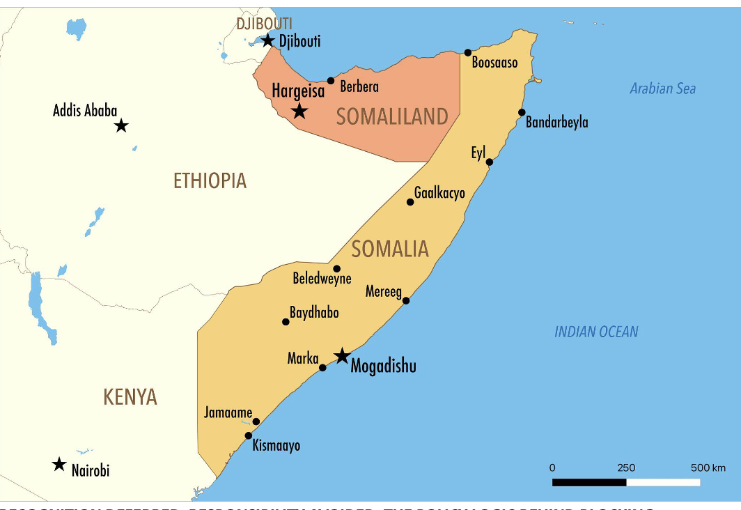 Somaliland map