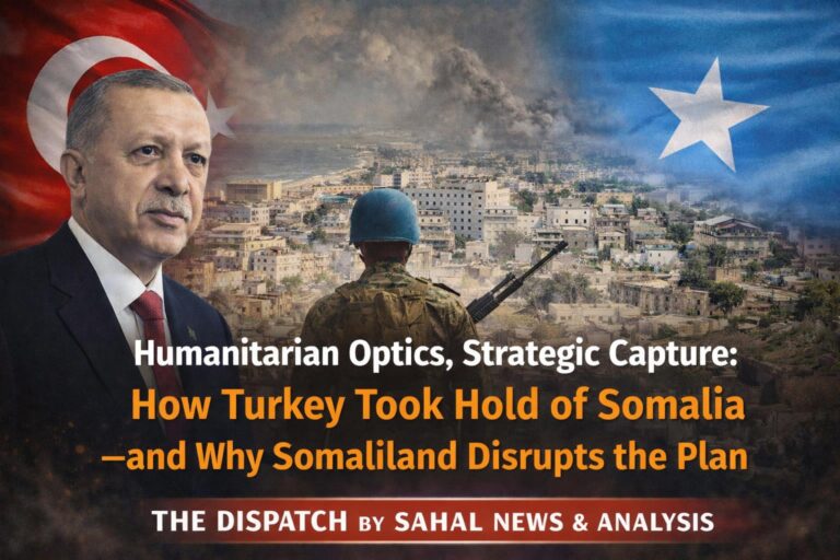 Humanitarian Optics, Strategic Capture: How Turkey Took Hold of Somalia—and Why Somaliland Disrupts the Plan