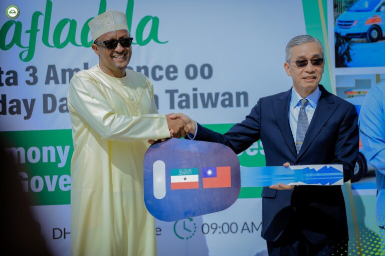 Taiwan’s Taoyuan City Donates Three Ambulances to Hargeisa, Boosting Emergency Services