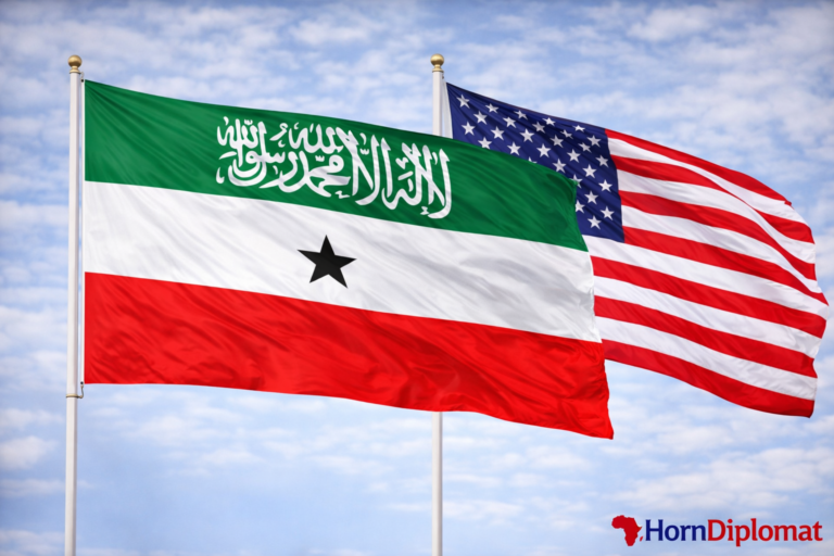 Somaliland and US flag