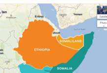 Somaliland Condemns Iran Strikes on Gulf States as Somalia Remains Silent Somaliland map