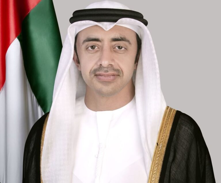 The United Arab Emirates’ Deputy Prime Minister and Minister of Foreign Affairs Sheikh Abdullah bin Zayed Al Nahyan held a series of phone calls with several foreign ministers to discuss regional developments following Iranian missile attacks targeting the UAE and other countries in the region,