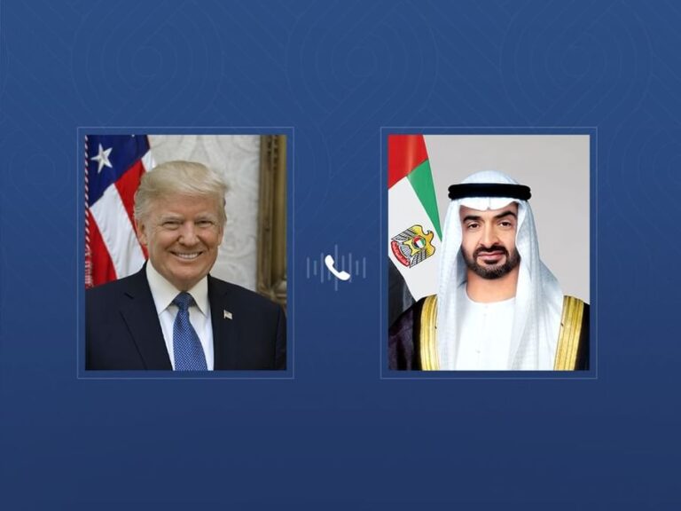 UAE and US Presidents discuss regional developments