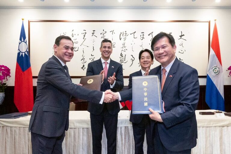 Taiwan, Paraguay Deepen Strategic Partnership in Taipei