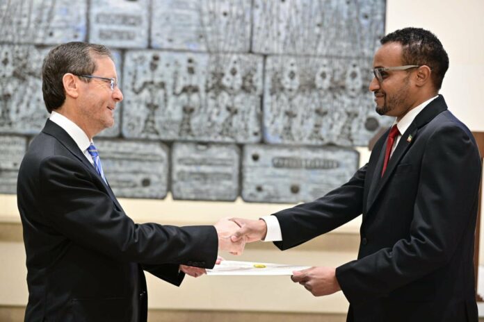 Somaliland Ambassador Presents Credentials to Israeli President