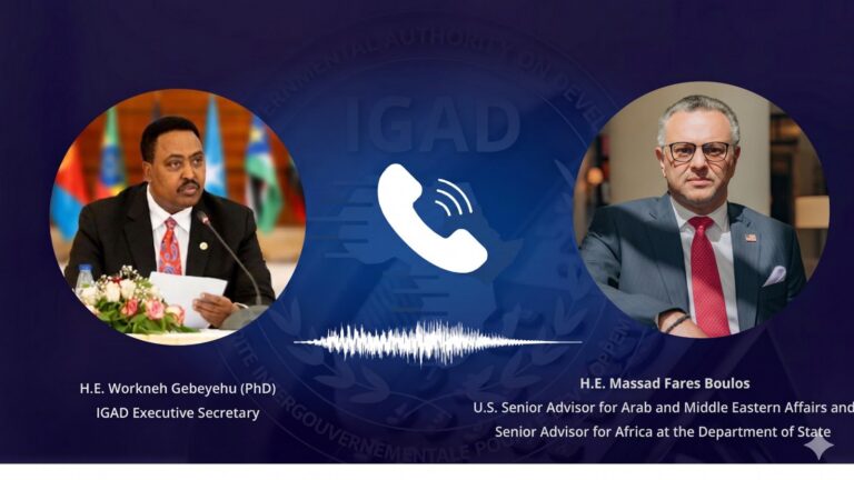 IGAD Chief, U.S. Adviser Discuss Horn of Africa Security