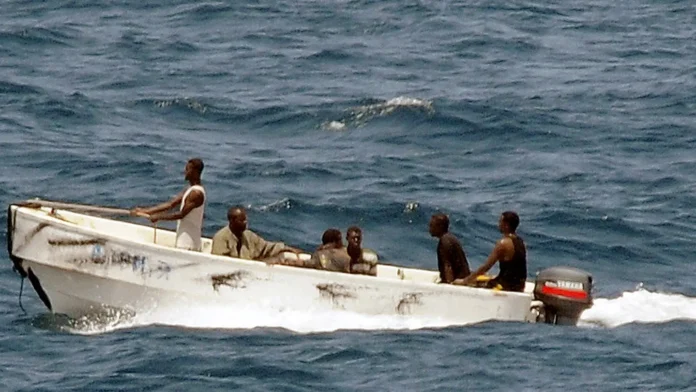 Somalian and Houthi-linked groups are teaming up using skiffs and new tech to strike ships with coordination not seen in a decade. (Jason R. Zalasky/U.S. Navy via Getty Images)