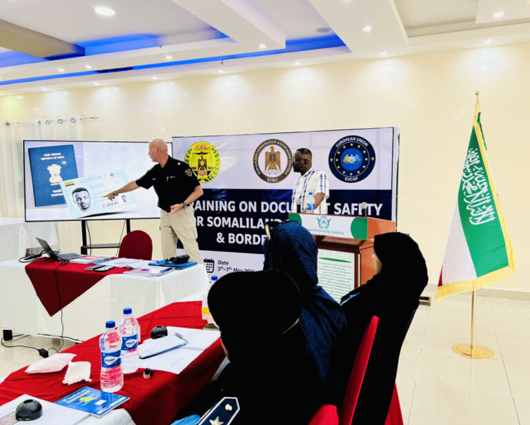 EUCAP Trains Somaliland Officers on Document Security