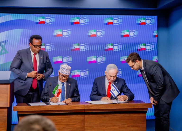 Somaliland, Israel Sign Strategic Partnership as President Irro Meets Netanyahu