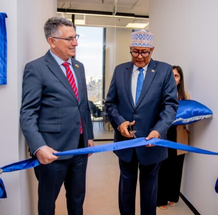 President Irro inaugurates Somaliland's first embassy in Jerusalem alongside Israeli Foreign Minister Gideon Sa'ar, marking a landmark moment in Somaliland's expanding international engagement and diplomatic partnership with Israel.