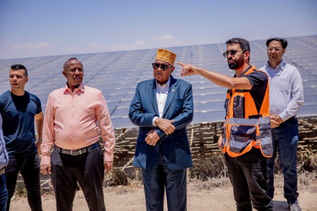 President Irro tours a large-scale solar energy facility in Israel, examining technologies that could support Somaliland's efforts to expand renewable energy capacity and strengthen energy security.