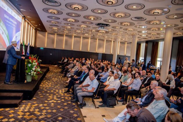 the inaugural Somaliland-Israel Business Forum in Tel Aviv on June 17, 2026, as more than 200 business leaders, investors and company representatives gathered to explore trade, investment and economic cooperation opportunities between Somaliland and Israel.