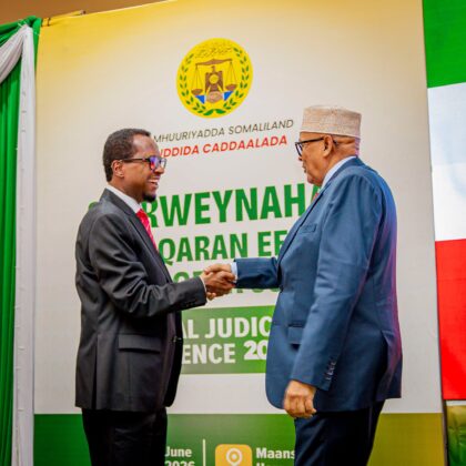 Somaliland President Abdirahman Mohamed Abdilahi Opens National Judiciary Conference, Pledges Judicial Independence