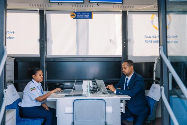 Ethiopian Prime Minister Abiy Ahmed launches the Unified MESOB Application during the Digital for Excellence Summit in Addis Ababa, unveiling what he described as Africa&rsquo;s first unified digital public service platform integrating government services into a single system.