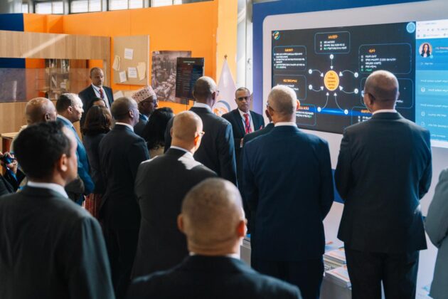 Ethiopian Prime Minister Abiy Ahmed launches the Unified MESOB Application during the Digital for Excellence Summit in Addis Ababa, unveiling what he described as Africa&rsquo;s first unified digital public service platform integrating government services into a single system.
