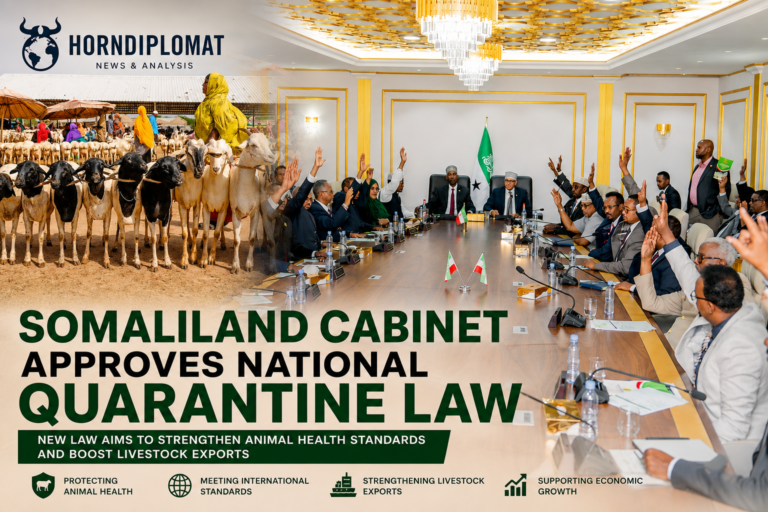 Somaliland Cabinet Approves National Quarantine Law to Strengthen Livestock Exports