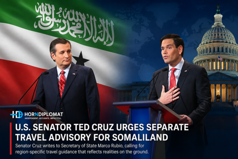 U.S. Senator Ted Cruz Urges Separate Travel Advisory for Somaliland