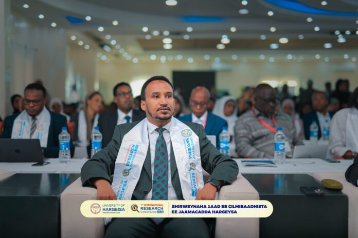 University of Hargeisa President Dr. Mohamed Ahmed Sulub attends the university’s 1st International Research Conference in Hargeisa, Somaliland.