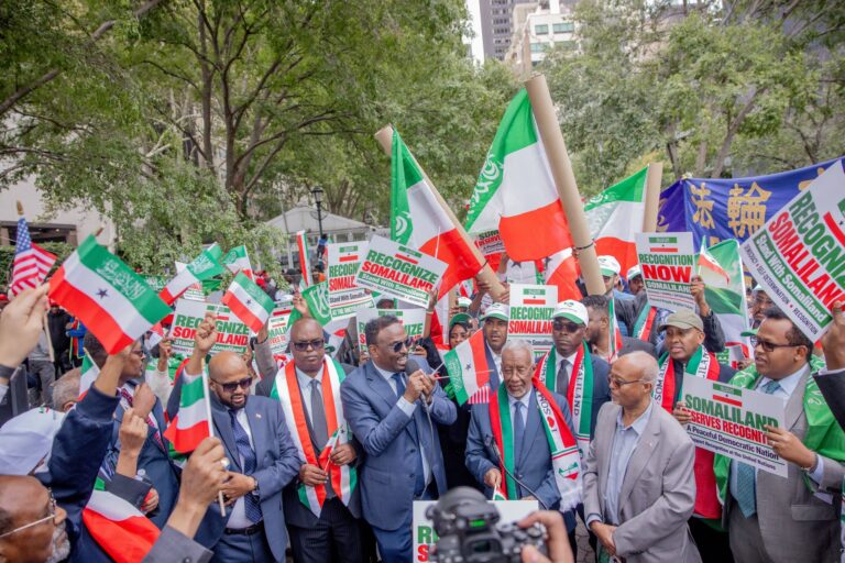 Thousands Rally Outside UN Headquarters as Somaliland Leaders Press for Recognition