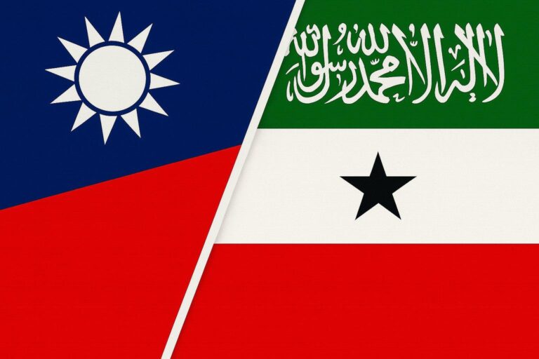 Taiwan and Somaliland flag