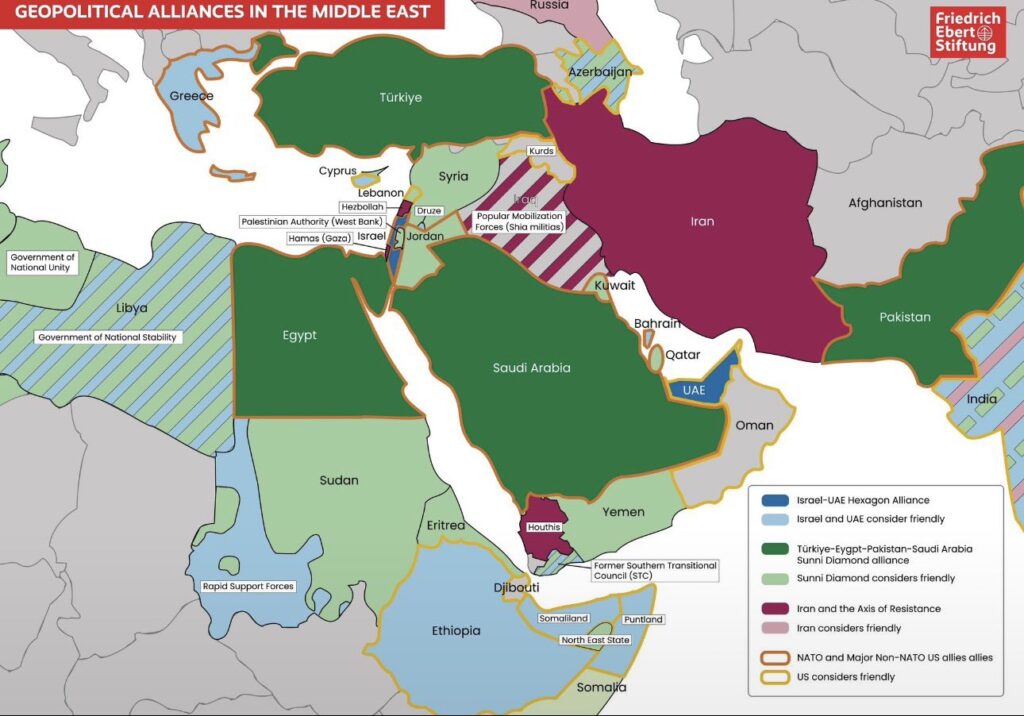 Somaliland Featured on Regional Alliances Map Displayed by Netanyahu