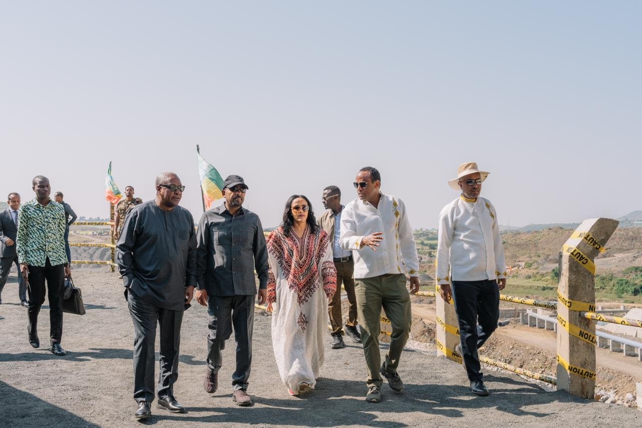 Ethiopian Prime Minister Abiy Ahmed attends the inauguration of the Megech Irrigation Dam Project in Gondar, Ethiopia, October 23, 2026. Photo: Office of the Prime Minister.
