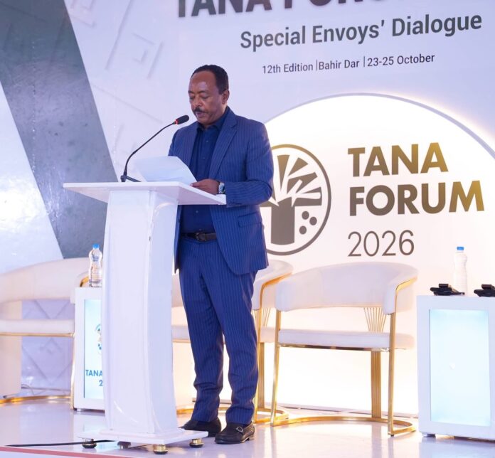 Ethiopia's intelligence chief Redwan Huseen addresses the Tana Forum's Special Envoys' Dialogue in Bahir Dar on October 23, 2026, as diplomats discuss regional security and geopolitical challenges. Photo: Ethiopian Ministry of Foreign Affairs. Ethiopia's intelligence chief Redwan Huseen addresses the Tana Forum's Special Envoys' Dialogue in Bahir Dar on October 23, 2026, as diplomats discuss regional security and geopolitical challenges. Photo: Ethiopian Ministry of Foreign Affairs.