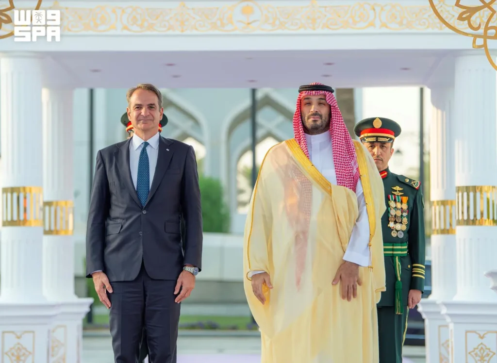 Saudi Crown Prince, Greek PM Discuss Cooperation